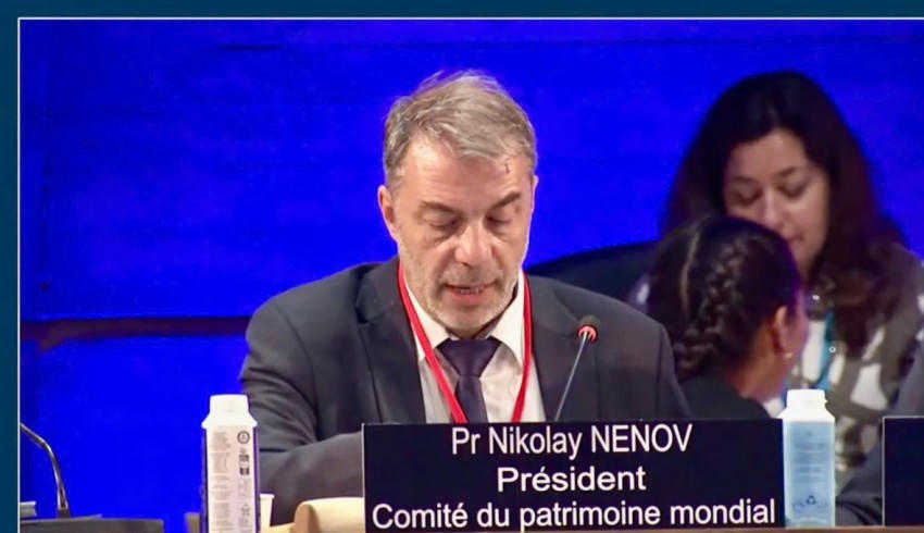 Giáo sư Nikolay Nenov (Bulgaria), Chủ tịch Kỳ họp lần thứ 47 của Ủy ban Di sản Thế giới gõ búa ghi danh Quần thể di tích Yên Tử, Vĩnh Nghiêm, Côn Sơn, Kiếp Bạc vào danh sách "Di sản thế giới"