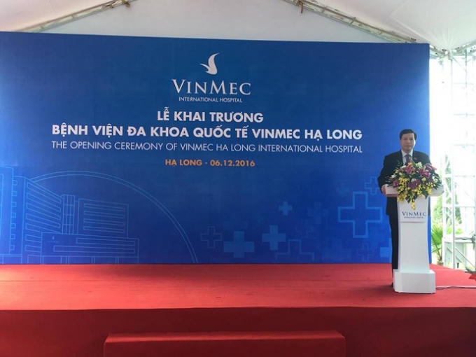 Ông Nguyễn Đức Long-Chủ tịch UBND tỉnh Quảng Ninh phát biểu tại buổi lễ khai trương.