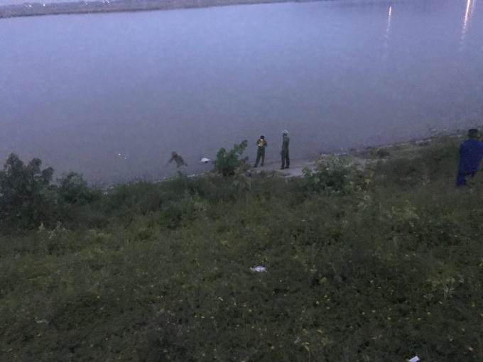 Khu vực nơi phát hiện thi thể người đàn ông.