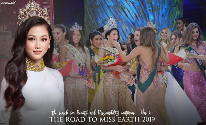 Hoa hậu Phương Khánh xuất hiện đầy kiêu hãnh, thần thái trong hình ảnh chính thức của “Road to Miss Earth 2019”.