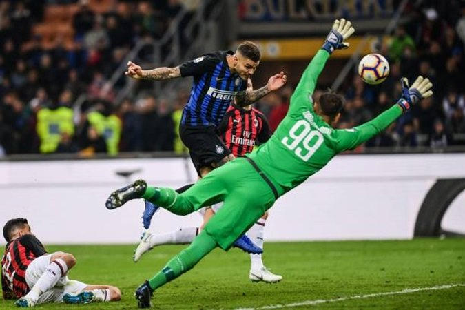 Bàn thắng duy nhất được Mauro Icardi ghi ở phút 90+2. (Ảnh: Bongda.com.vn)