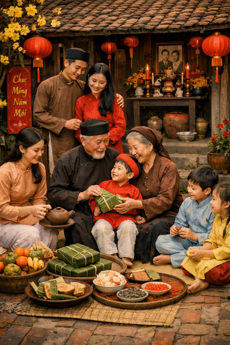 Giữ hồn Tết trong mâm cỗ sum vầy