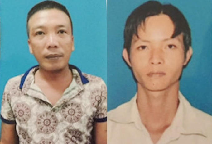 Hai đối tượng Nguyễn Hồng Khanh và Trần Ngọc Nguyên.