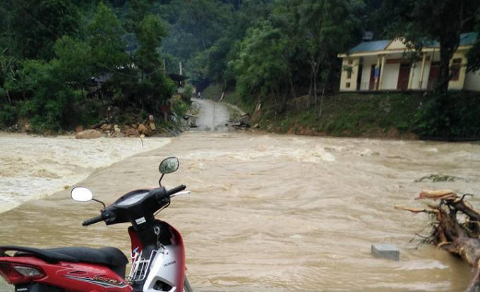 Cầu tràn nơi ông Cường gặp nạn.