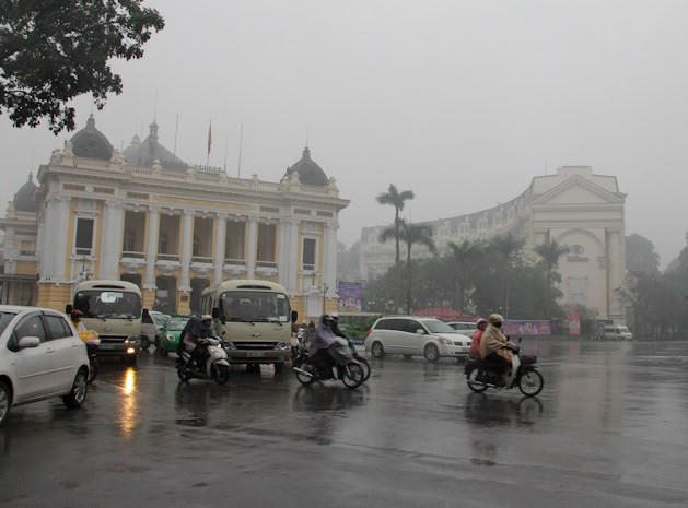 Ngày mai, Hà Nội sẽ có mưa nhỏ trời chuyển rét. Ảnh: minh họa