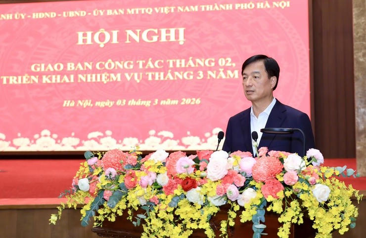 Bí thư Thành ủy Nguyễn Duy Ngọc phát biểu khai mạc Hội nghị.