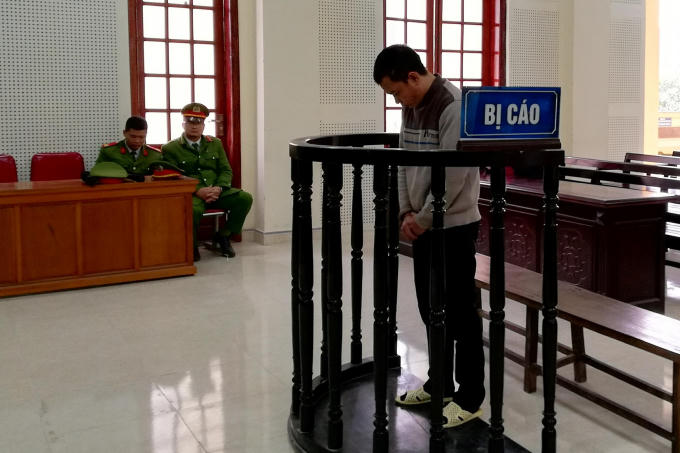 Hoàng Văn Thuận tại phiên xét xử ngày 28/12.