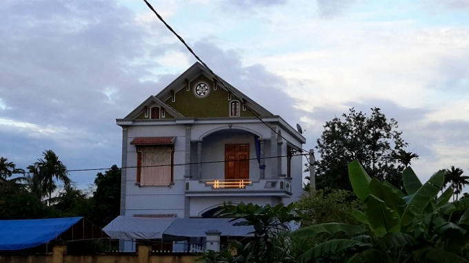 Ngôi nhà nơi xảy ra vụ thảm án.