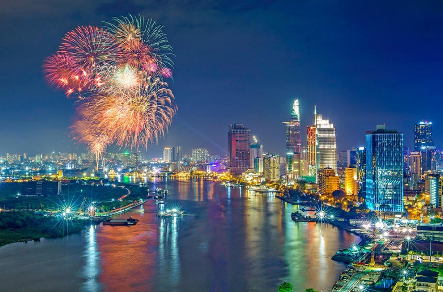 TP.HCM ở vị trí thứ 38 được mô tả là thành phố của năng lượng sáng tạo và nhịp sống không ngừng nghỉ. Ảnh IT