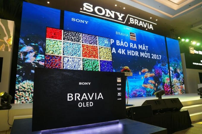 Buổi họp báo ra mắt TV BRAVIA.
