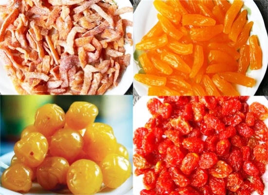 Mứt ở Đà Lạt khá ngon và rẻ.