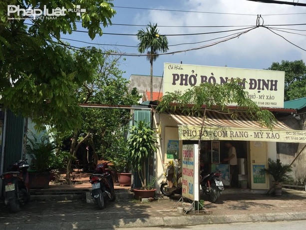 Mặt trước lô đất tại số 20 phố Phú Gia, phường Phú Thượng, quận Tây Hồ