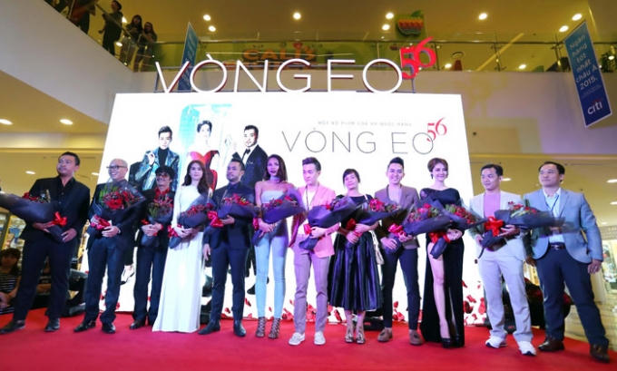 "Vòng eo 56" tưng bừng ra mắt công chúng.