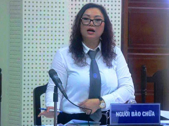 Luật sư Vũ Thị Nga.