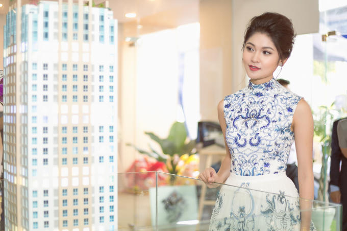 &Aacute; hậu Thuỳ Dung ho&aacute; c&ocirc;ng ch&uacute;a y&ecirc;u kiều với thiết kế của L&ecirc; Thanh Ho&agrave;
