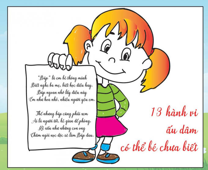 N&acirc;ng cao nhận thức cho trẻ về nạn x&acirc;m hại t&igrave;nh dục ở trẻ em