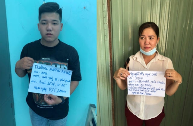 An Giang: Bắt quả tang 2 đối tượng bán số đề tại Thoại Sơn