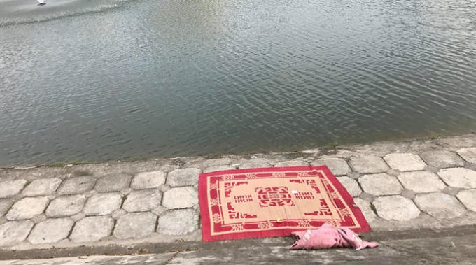 Hồ Ngọc Khánh nơi diễn ra sự việc.