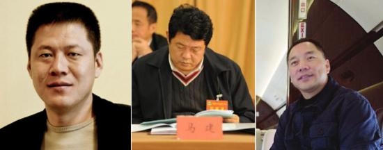 Từ trái qua: Xa Phong, Mã Kiện và Quách Văn Quý.