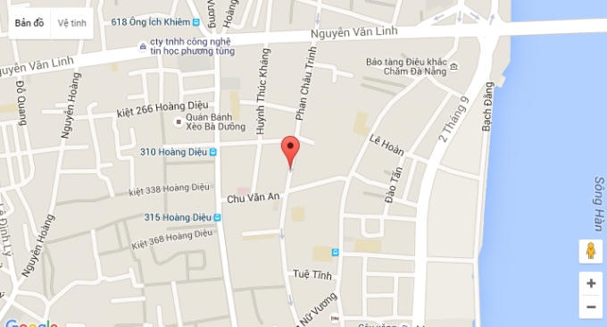 Vụ cướp xảy ra ở quận Hải Châu - trung tâm thành phố Đà Nẵng.