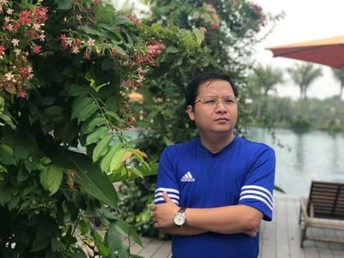 Nhà báo Phan Bá Mạnh.