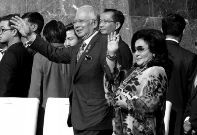 Ông Najib và vợ.