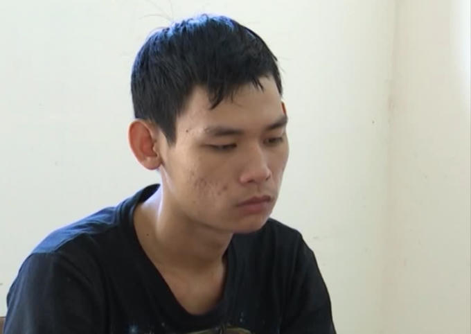 Đối tượng Phạm Minh Tâm tại cơ quan công an.