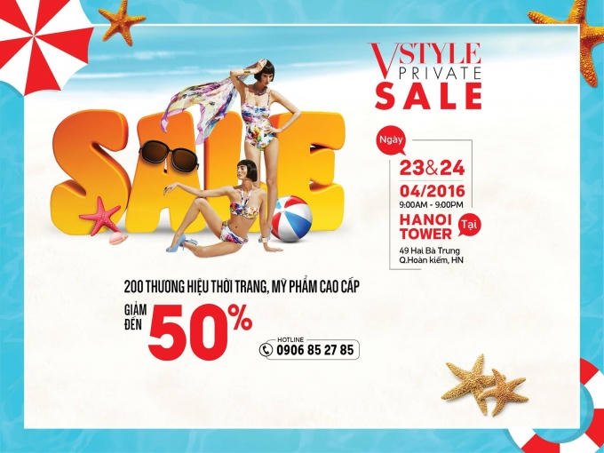 Chương trình khuyến mãi tại Vstyle’s Private Sale.
