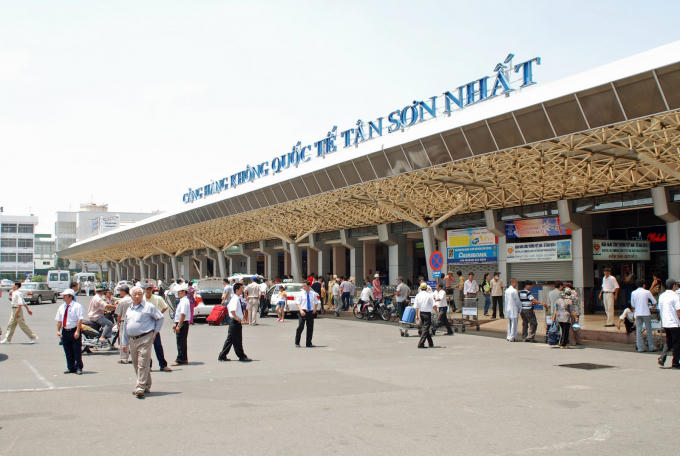 Cảng HKQT Tân Sơn Nhất. Ảnh Cafeland.