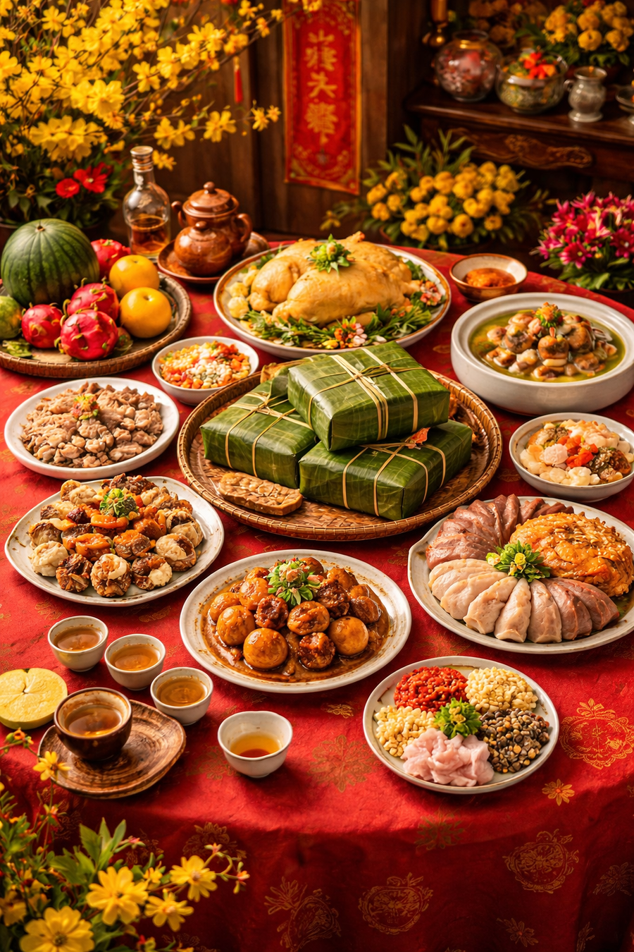 Giữ hồn Tết trong mâm cỗ sum vầy