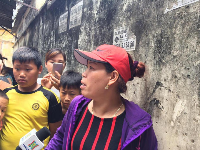 Bà Yến kể lại sự việc.