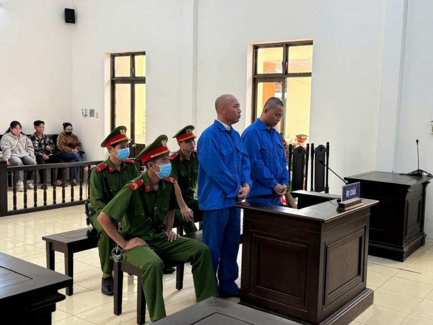 Bị cáo tại phiên toà xét xử sơ thẩm