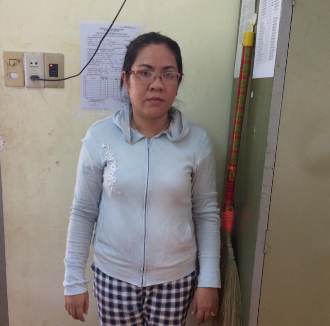 Đối tượng Võ Thị Thái Oanh.