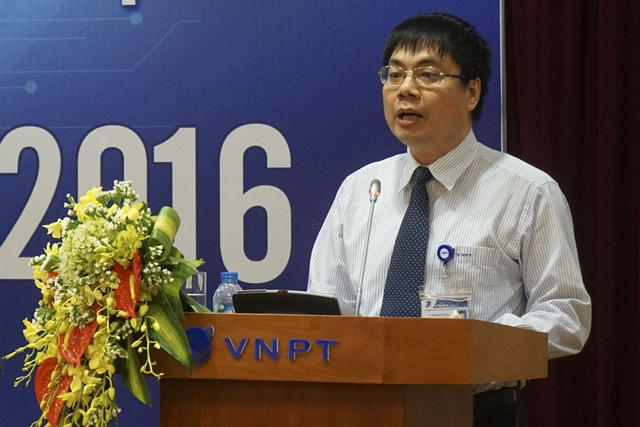 Ông Tô Mạnh Cường, Phó TGĐ Tập đoàn VNPT, nhà đồng tổ chức giải thưởng.