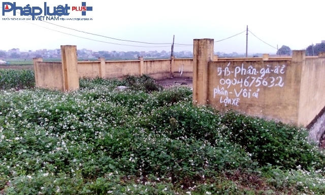 Bãi rác được quy hoạch ở xã Lệ Chi dường như chưa có dấu hiệu nào của việc đưa vào sử dụng.