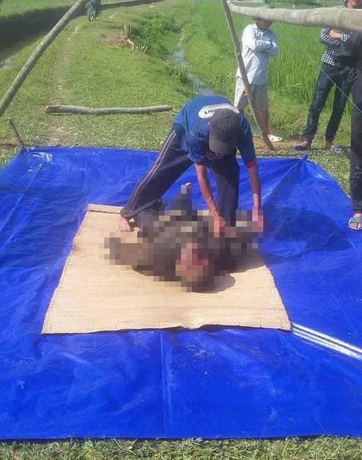 Nạn nhân sau đó được xác định là anh Vũ Văn Phong, trú tại xã Quỳnh Hưng.