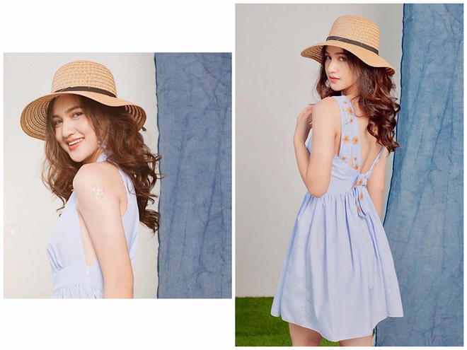 Nhan sắc mĩ miều của nữ sinh lớp 12 đến từ Cần Thơ.