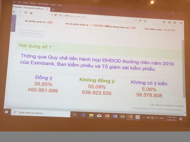 Đại hội cổ đông Eximbank 2019 tiếp tục hoãn - ảnh 2