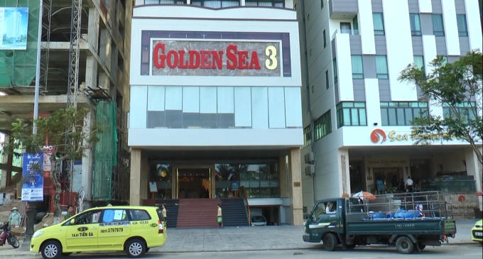 Khách sạn Golden sea 3 nơi xảy ra vụ trộm hi hữu.