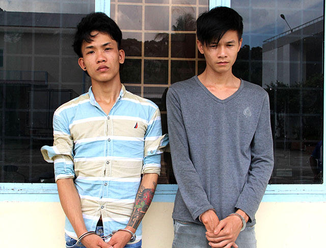 2 đối tượng Quý và Giang. (Ảnh: Báo Công an nhân dân)