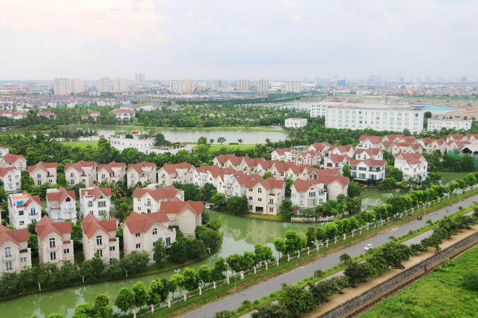 Tầm nhìn trước mặt căn hộ Valencia Garden
