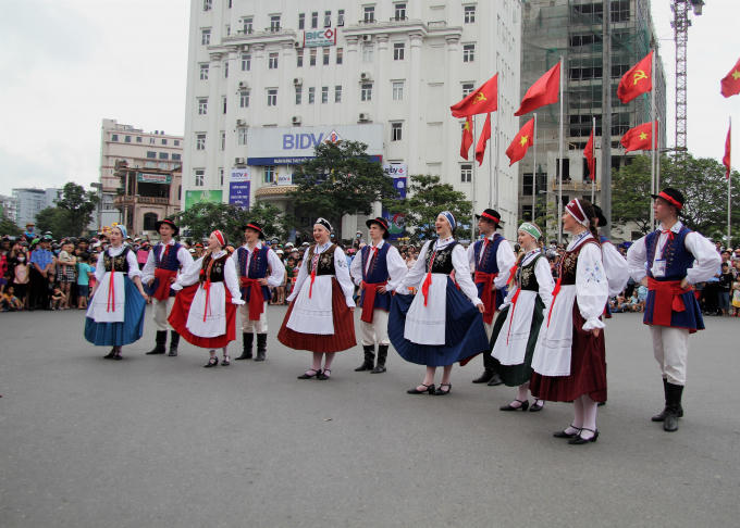 Màn biểu diễn của các nghệ sỹ đến từ nước Nga.