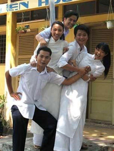 Một cảnh trong phim  “Gọi giấc mơ về”,  phim về lứa tuổi học trò từng làm rung động nhiều trái tim khán giả.