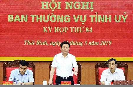 Thường vụ Tỉnh ủy Thái Bình quyết nghị việc bổ nhiệm một số cán bộ.