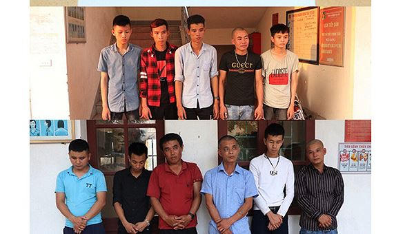 Các đối tượng liên quan trong vụ việc bị tạm giữ để phục vụ công tác điều tra.
