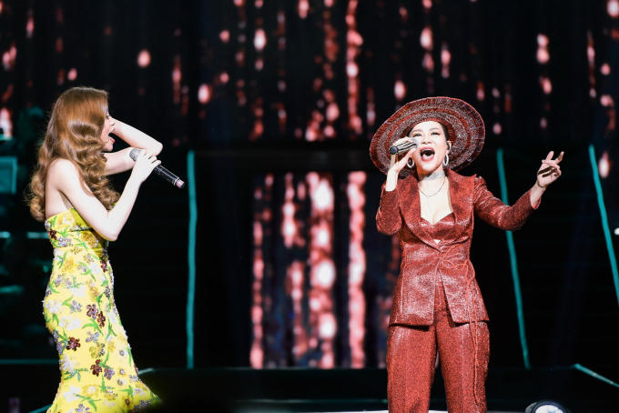 Hồ Ngọc H&agrave; song ca c&ugrave;ng với Thu Minh ca kh&uacute;c mới toanh trong Live concert Phượng ho&agrave;ng lửa