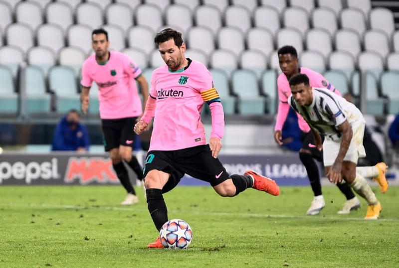 Lionel Messi ghi bàn thứ 721. ẢNH: AP