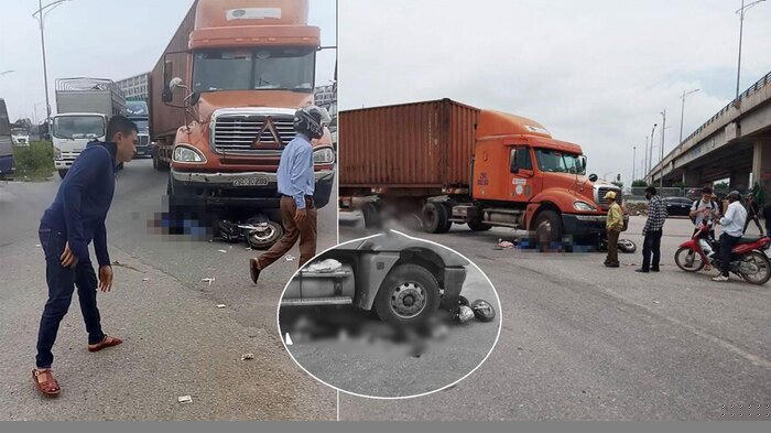 Hiện trường vụ tại nạn.