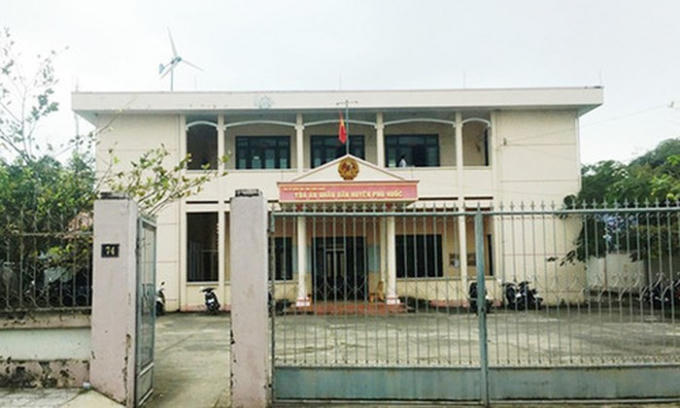TAND huyện Phú Quốc. (Ảnh: báo Lao động)
