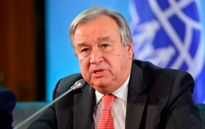 Tổng Thư ký Liên hợp quốc Antonio Guterres.